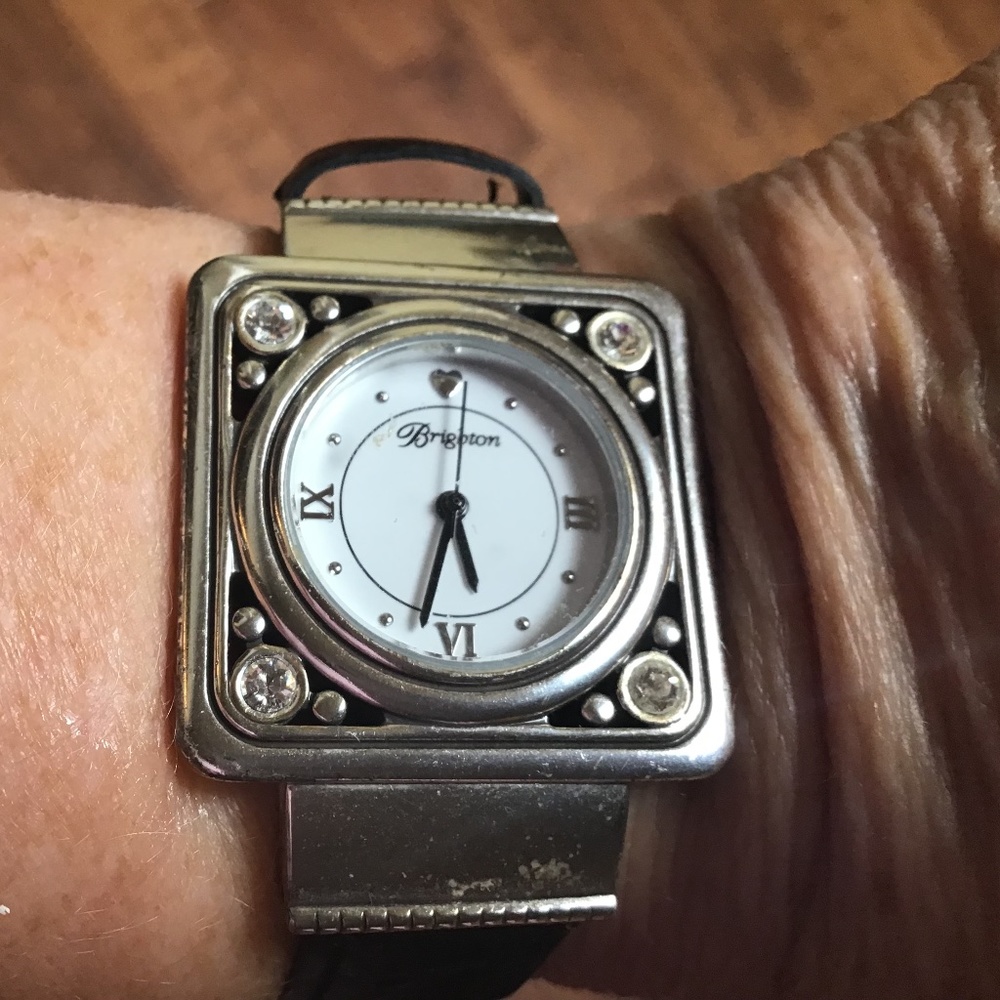 New Brighton reversible (black to brown) watch